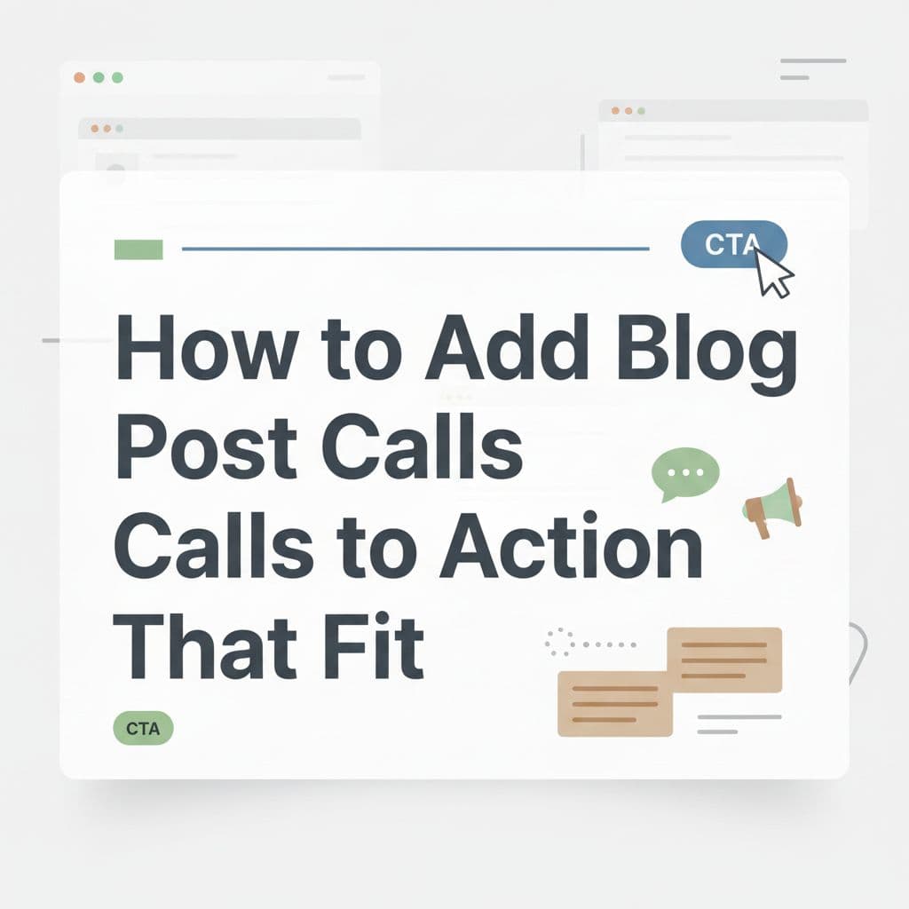 How to Add Blog Post Calls to Action That Fit
