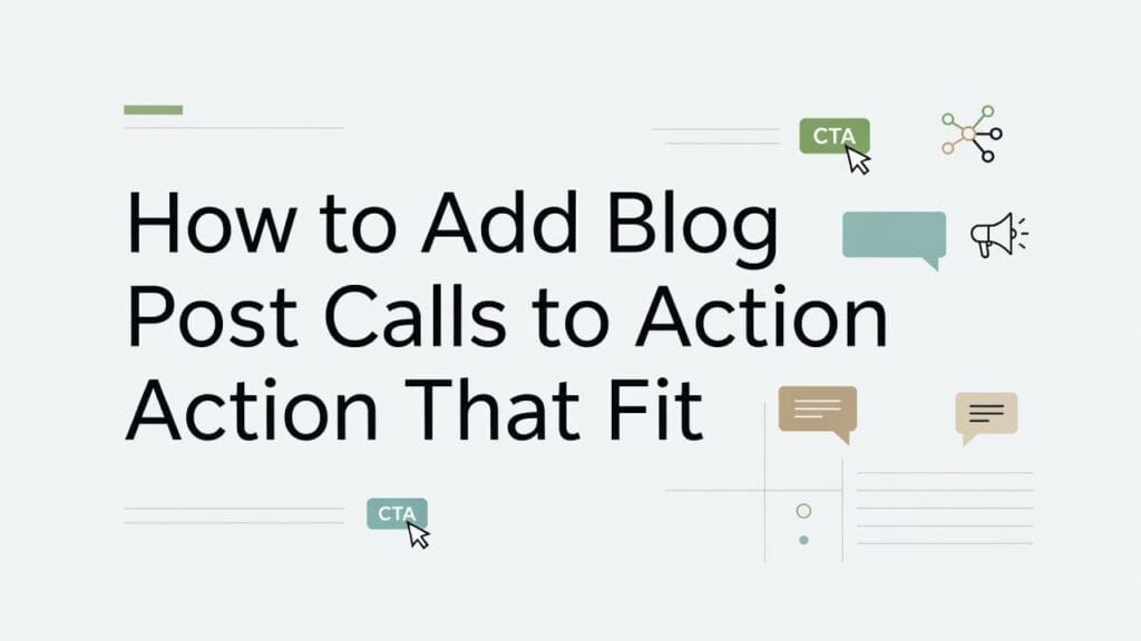 How to Add Blog Post Calls to Action That Fit